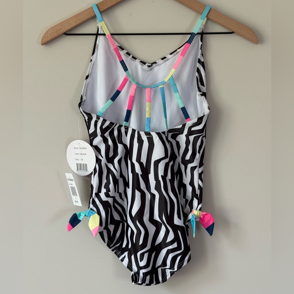 NWT Shelloha Girls One Piece Swimsuit - Picture 4 of 7